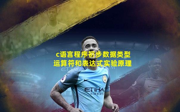 c语言程序初步数据类型运算符和表达式实验原理