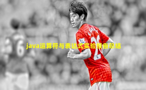 java运算符与表达式实验报告总结