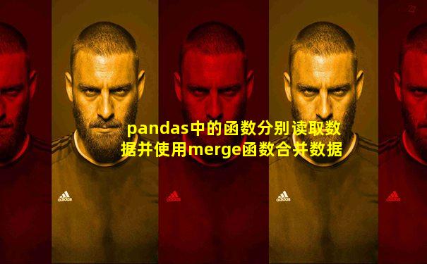 pandas中的函数分别读取数据并使用merge函数合并数据