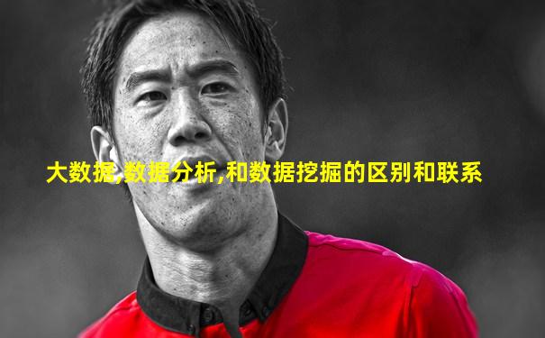 大数据,数据分析,和数据挖掘的区别和联系