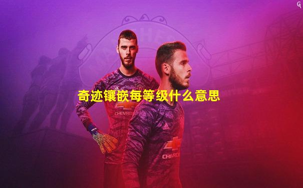 奇迹镶嵌每等级什么意思