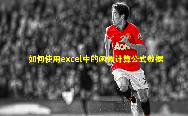 如何使用excel中的函数计算公式数据