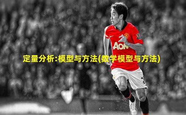 定量分析:模型与方法(数学模型与方法)