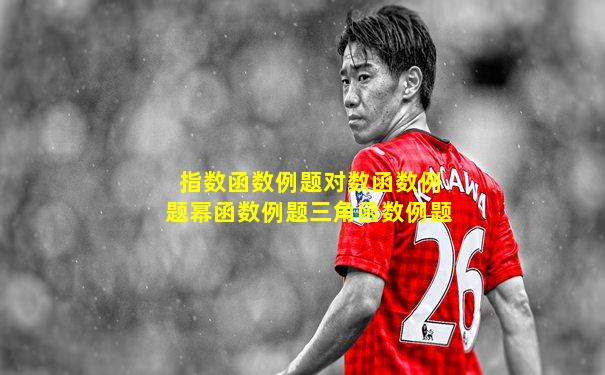 指数函数例题对数函数例题幂函数例题三角函数例题