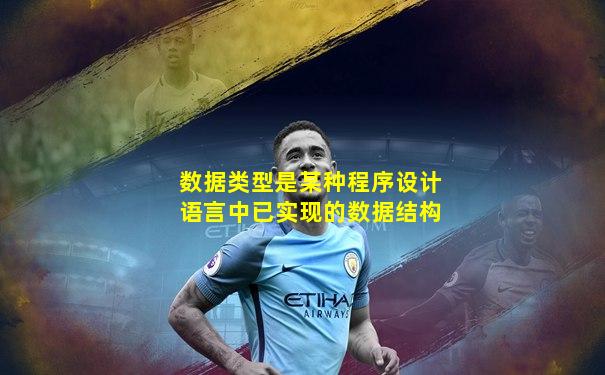 数据类型是某种程序设计语言中已实现的数据结构